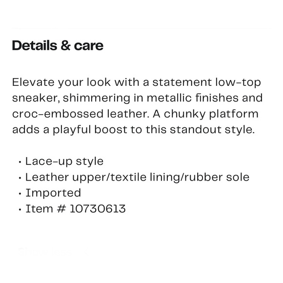 Vintage Havana Amaze Platform Metallic Sneakers White, Silver & Pink Women’s 8 - Picture 16 of 16